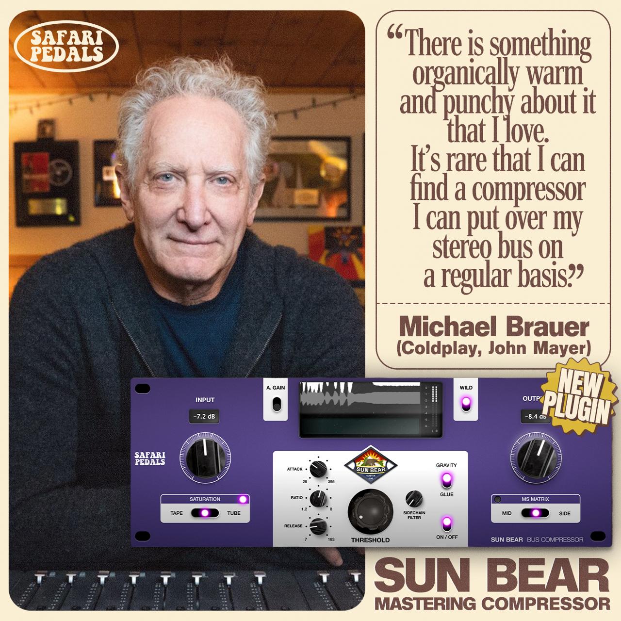 Sun Bear - Mastering Grade bus compressor - Safari Pedals