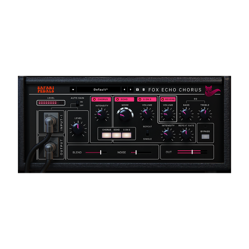 Fox Echo Chorus - Classic tape echo with a vintage vibe