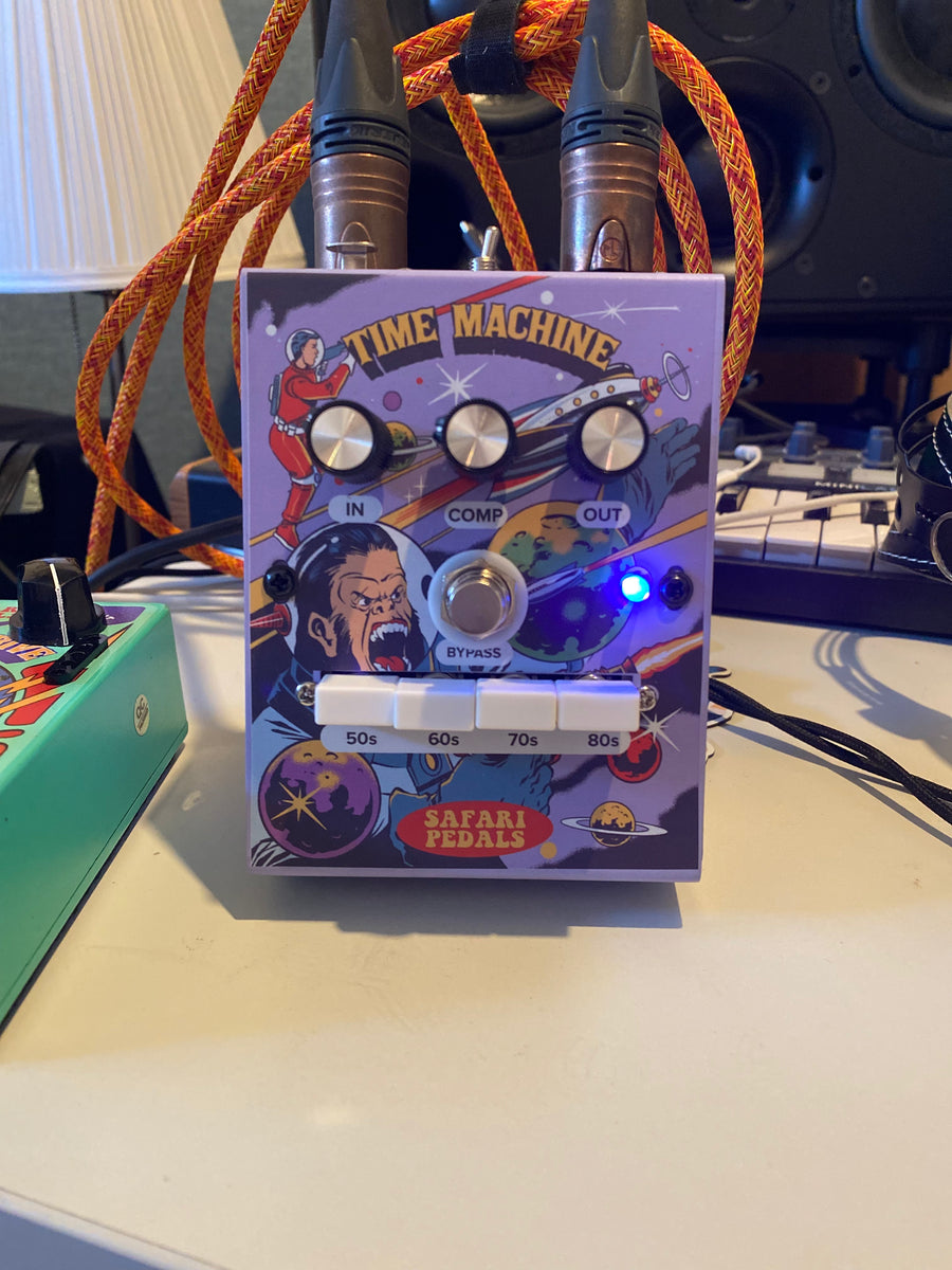 time machine pedal Time Machine guitar pedal for mic preamp & compression