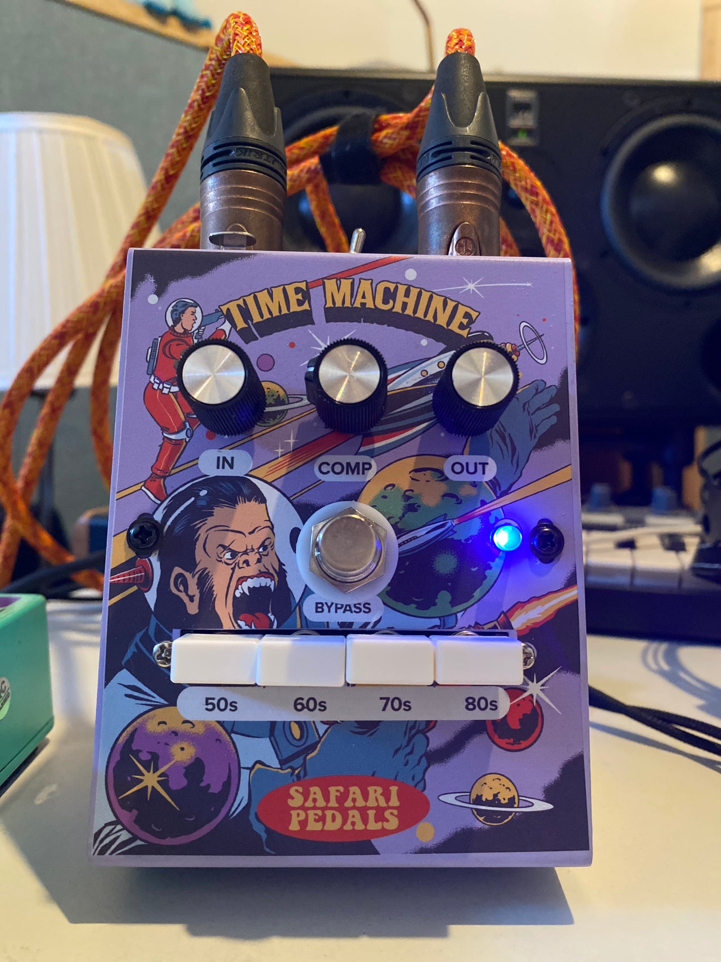 Time Machine hardware - Mic preamp and overdrive pedal with compression