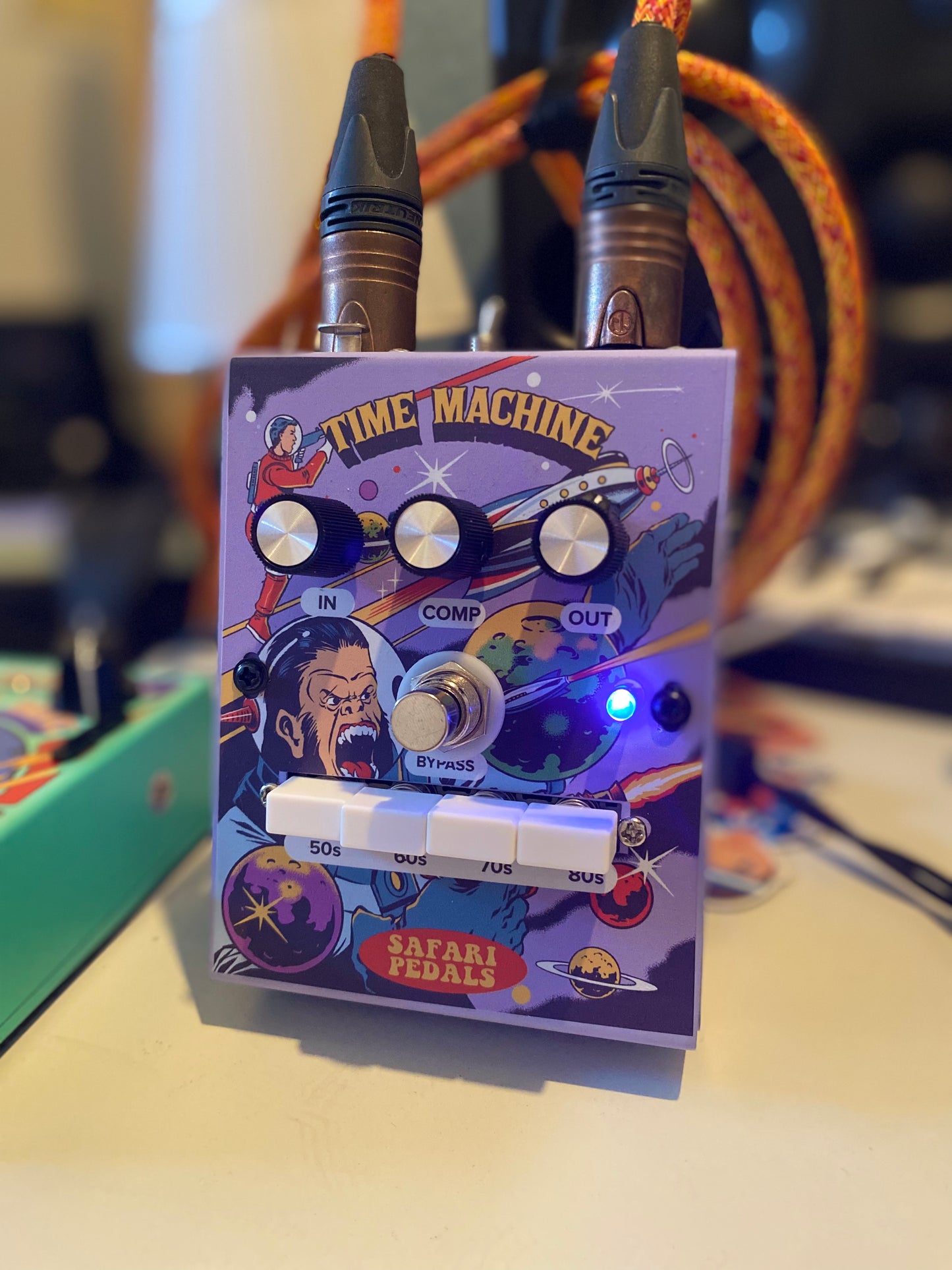 Time Machine hardware - Mic preamp and overdrive pedal with compression