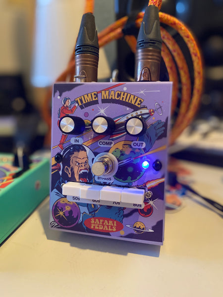 time machine pedal Time Machine guitar pedal for mic preamp & compression