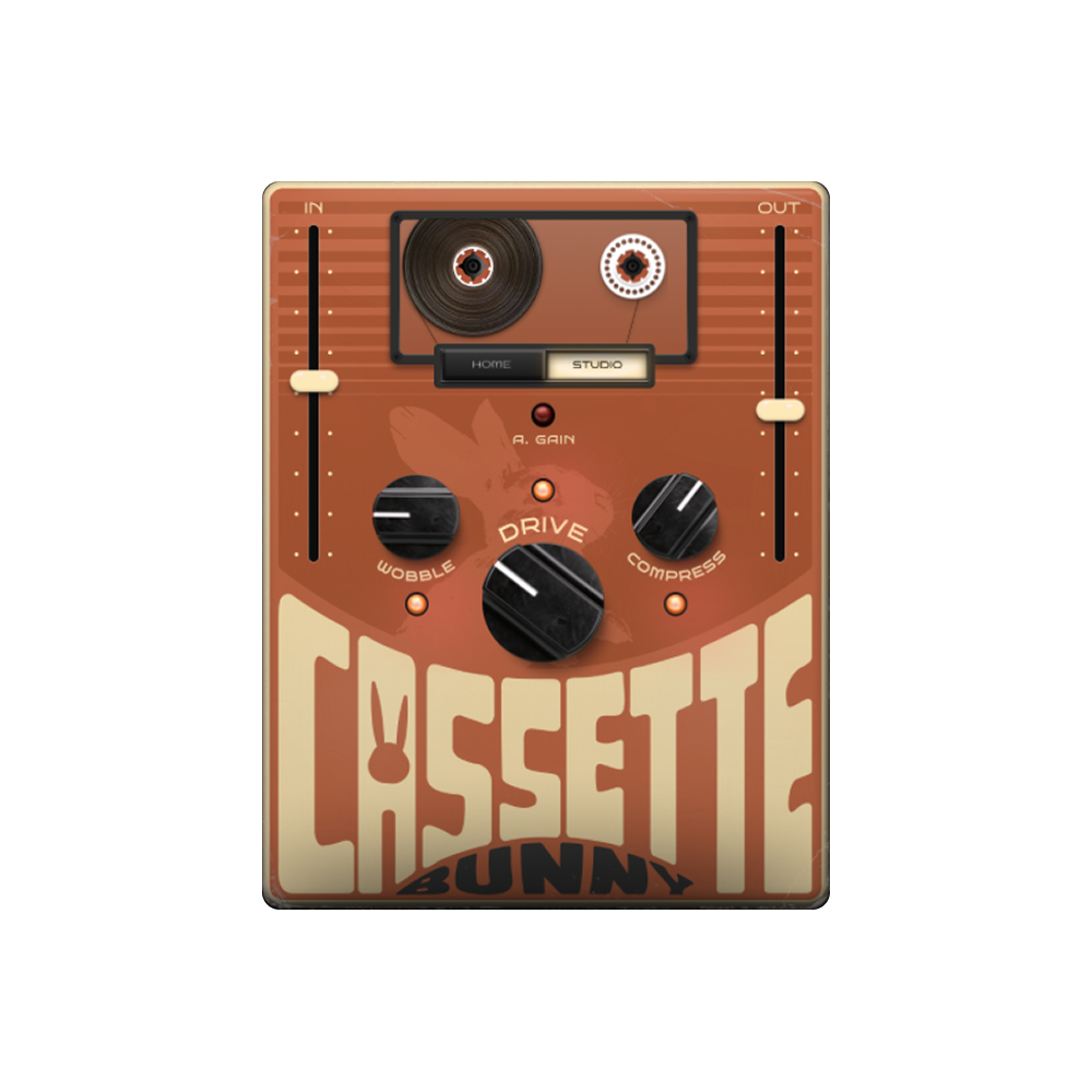Cassette Bunny tape distortion plugin interface