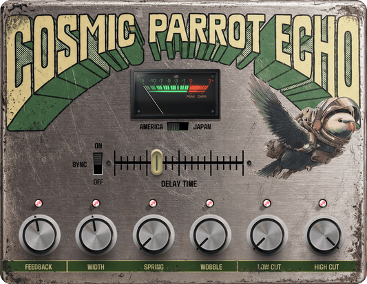 Cosmic Parrot Echo - Vintage Echo, Tape Wobble & Spring - Safari Audio