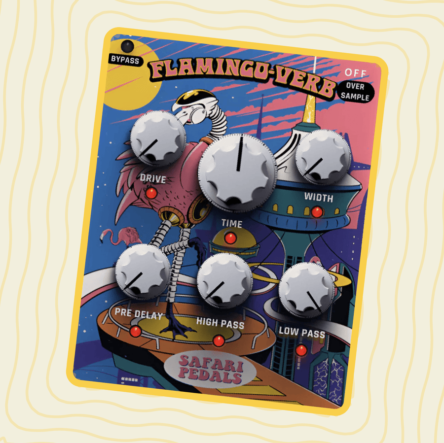 safari pedals flamingo verb Flamingo Verb unique reverb with IR recordings