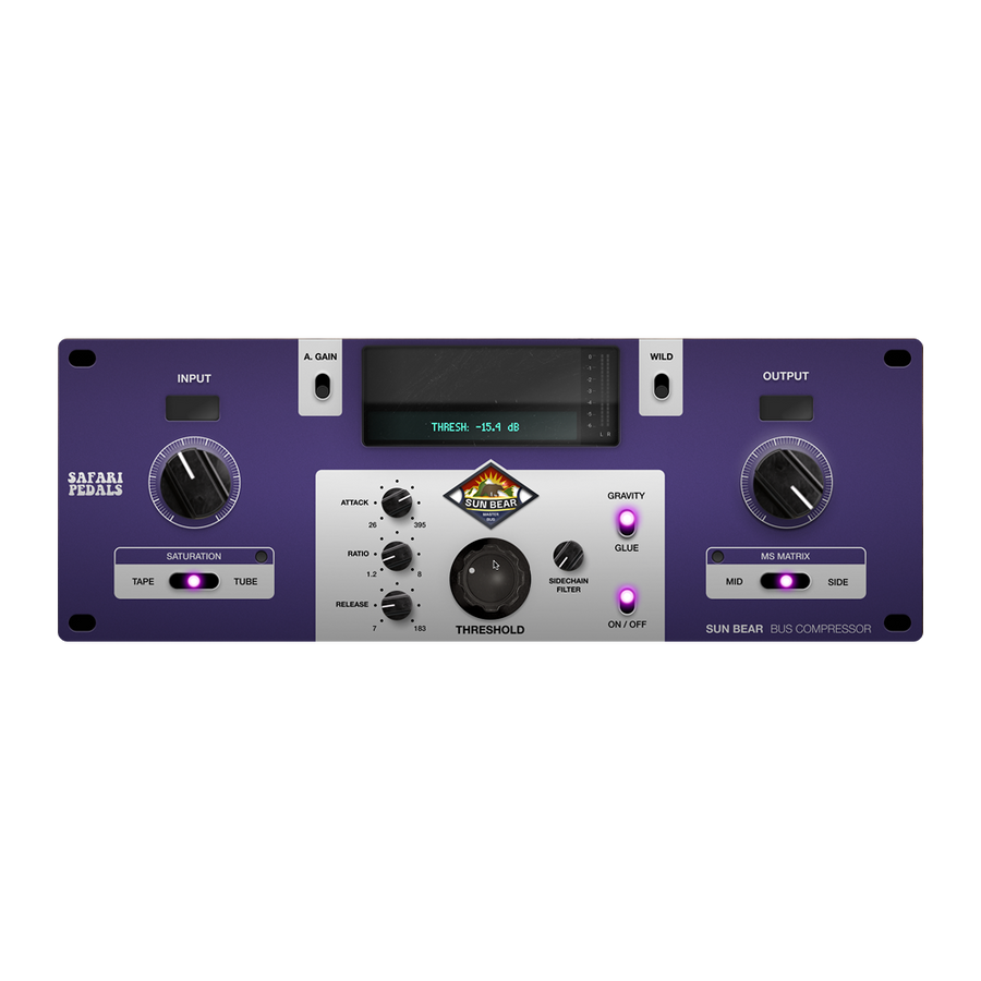 Sun Bear - Mastering Grade bus compressor